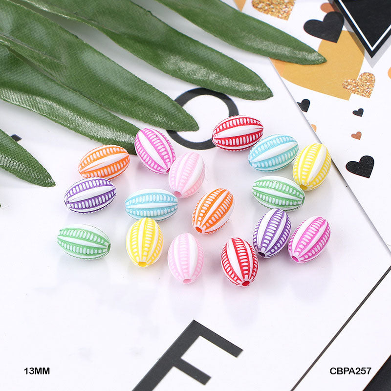 CBPA257 CRAFT BEADS PLASTIC 500GM A257