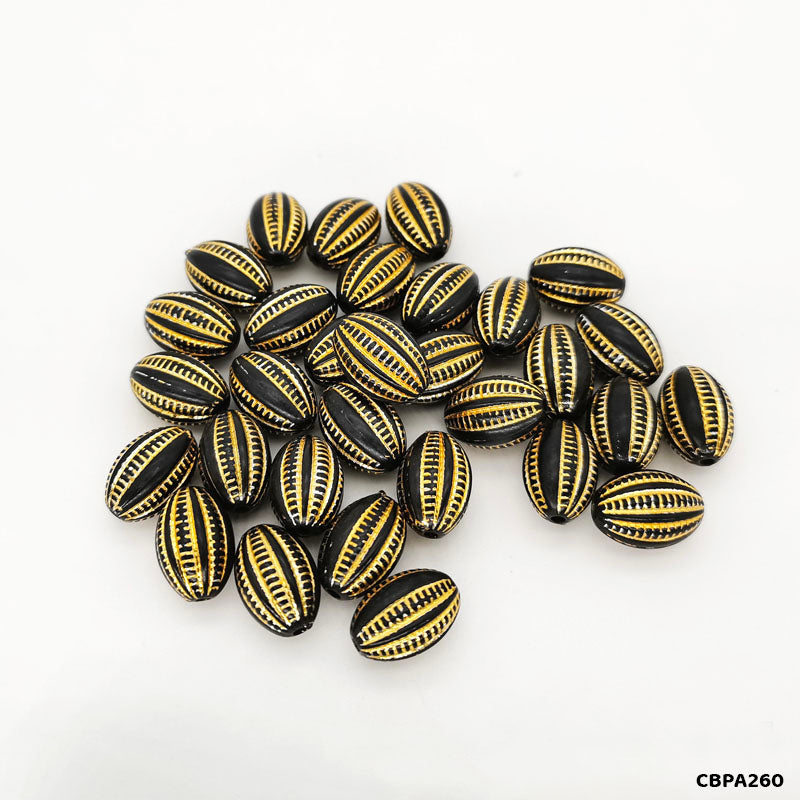 CBPA260 CRAFT BEADS PLASTIC 500GM 13MM A260