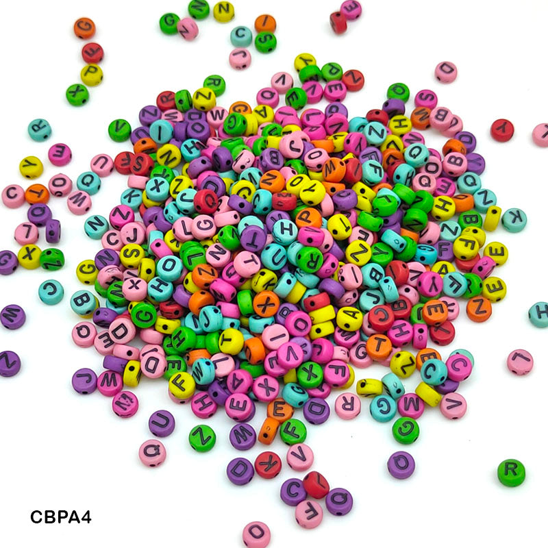 CBPA4 CRAFT BEADS PLASTIC 4*7MM 500GM A4