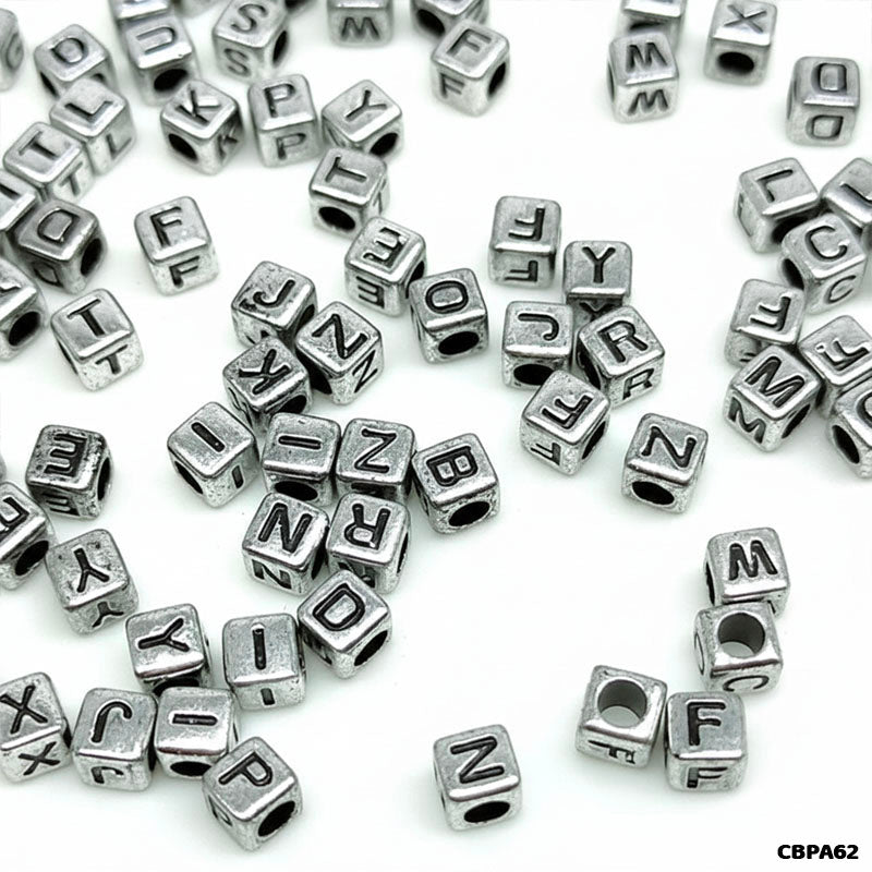 CBPA62 CRAFT BEADS PLASTIC 6*6MM 500GM A62