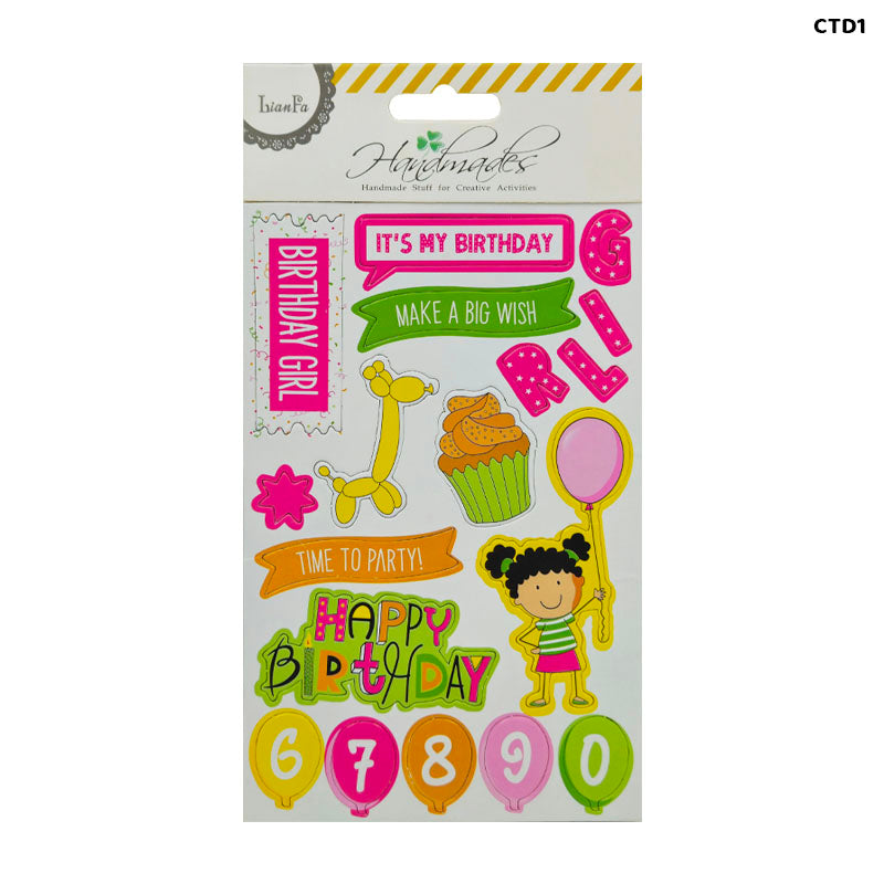 CTD1 SCRAPBOOKING STICKER