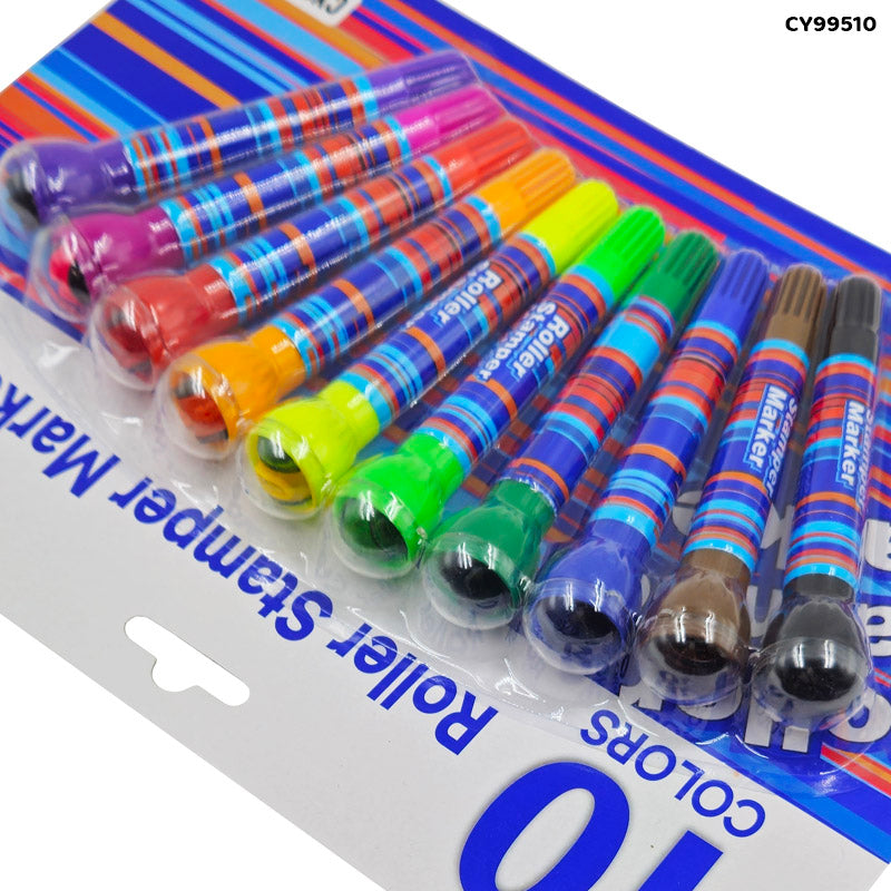 CY99510 10 COLOR ROLLER STAMPER MARKER