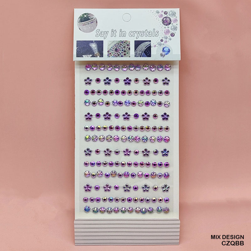 CZQBB FLOWER STONE STICKER (CZQBB)