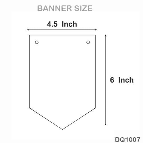 DQ1007 WELCOME PRINCE BANNER