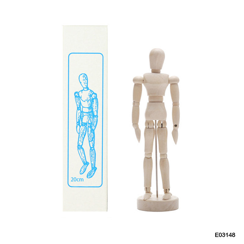 E03148 WOODEN MANIKIN 8 INCH