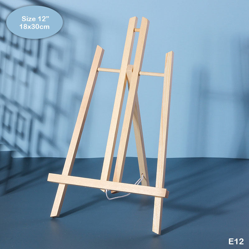 12" WOOD EASEL (E12) IN