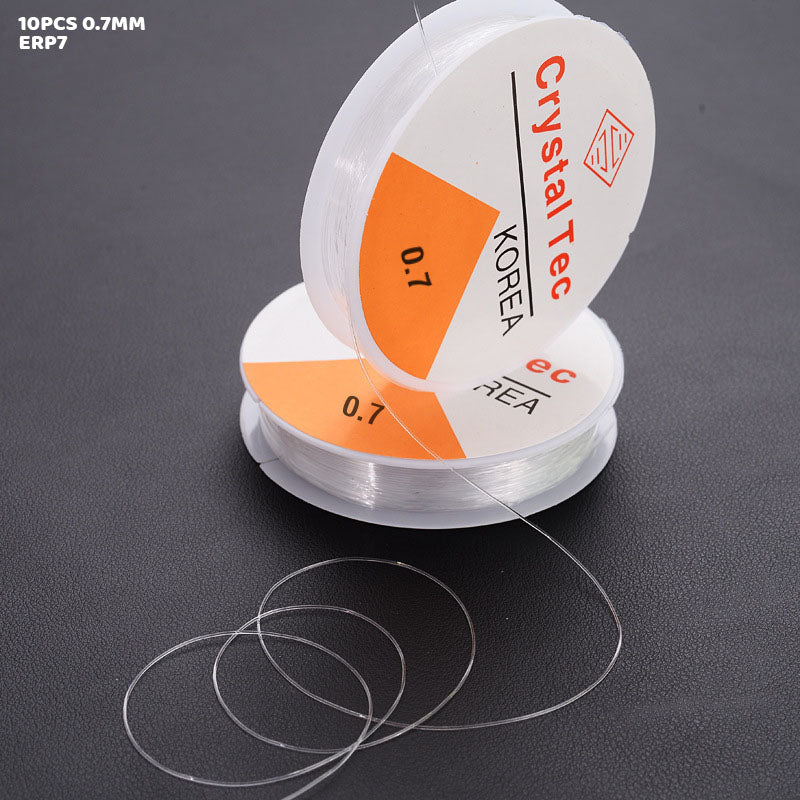 ELASTIC ROLL PLAIN - 10PCS 0.7MM (ERP7)