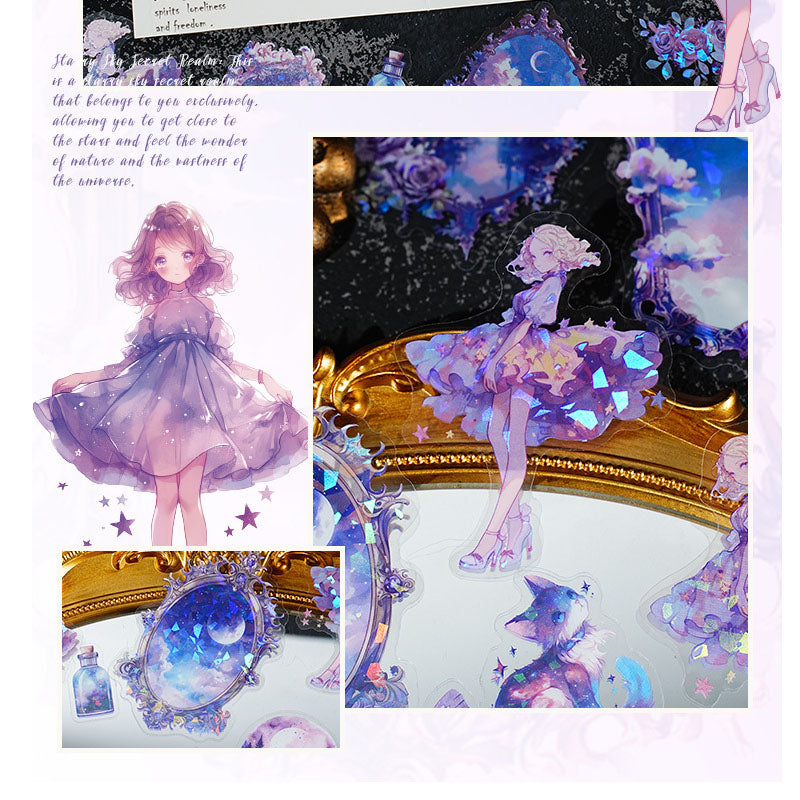 EXA2304221 DREAMLAND SERIES FANTASY STICKER 30PC