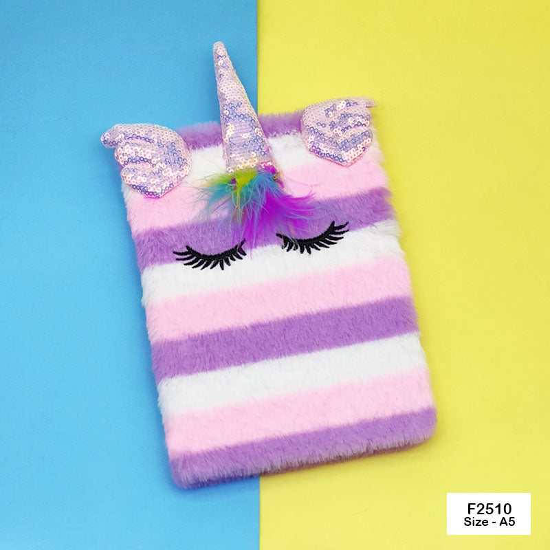 F2510 SOFT FUR DIARY A5