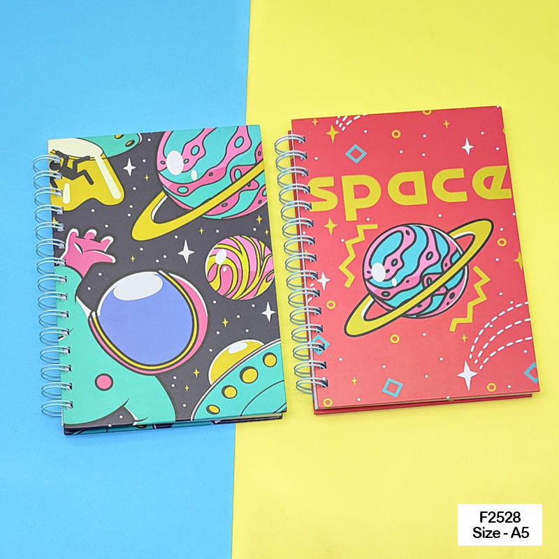 F2528 PRINTED SPIRAL DIARY 15X21CM