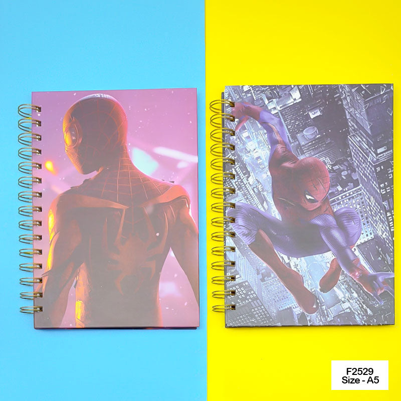 F2529 PRINTED SPIRAL DIARY 15X21CM