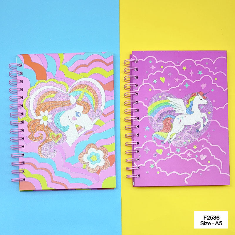 F2536 PRINTED SPIRAL DIARY 15X21CM A5