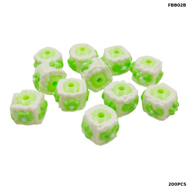 FBB02B FANCY BRACELET BEADS 200PCS