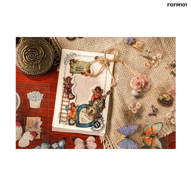FGFM101 100PC STICKER RETRO SELLING