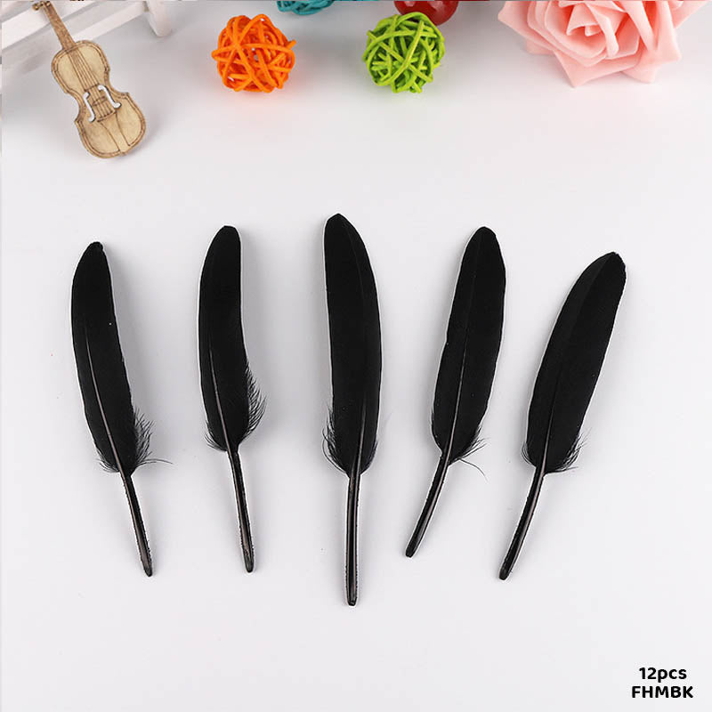 FEATHER HARD SMALL BLACK (FHMBK) (12pcs)