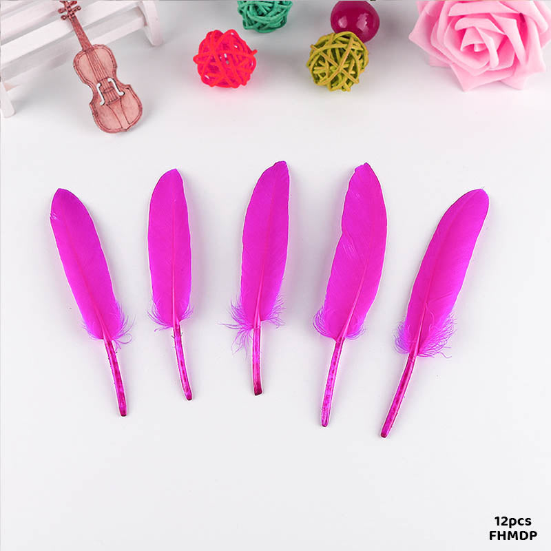 FEATHER HARD SMALL DARK PINK (FHMDP) (12pcs)