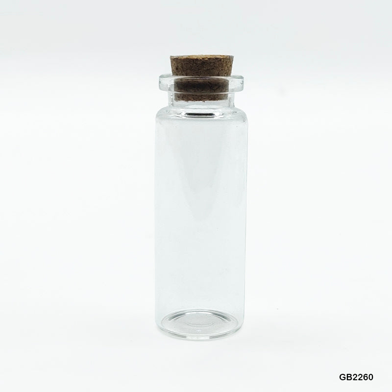 MESSAGE GLASS BOTTLE (GB2260) 22x60MM CC 12PCS