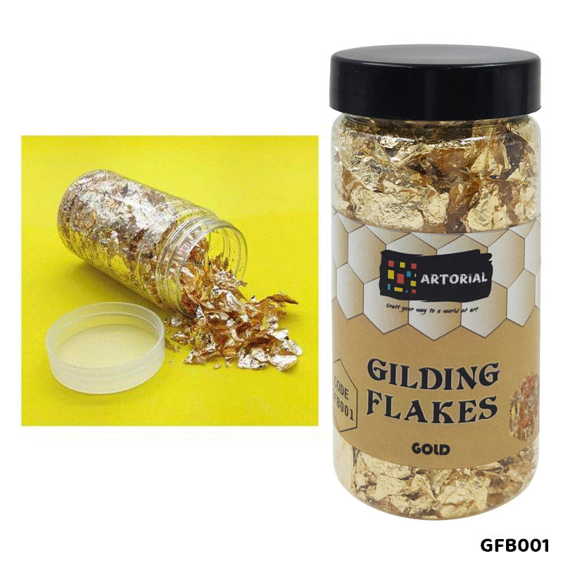 GILDING FLAKES BOTTLE GOLD GFB001