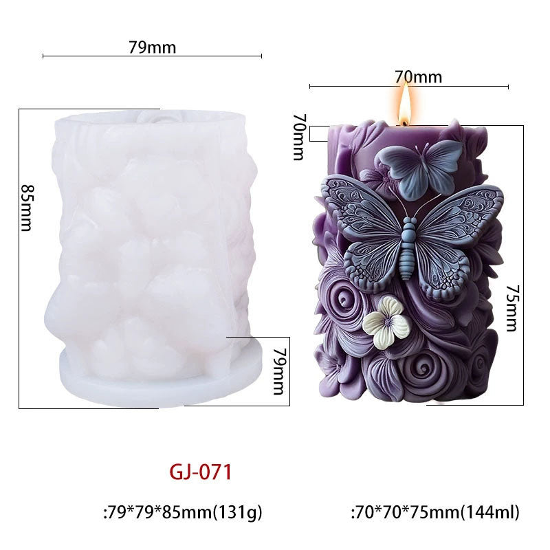 GJ071 SILICON CANDLE MOULD