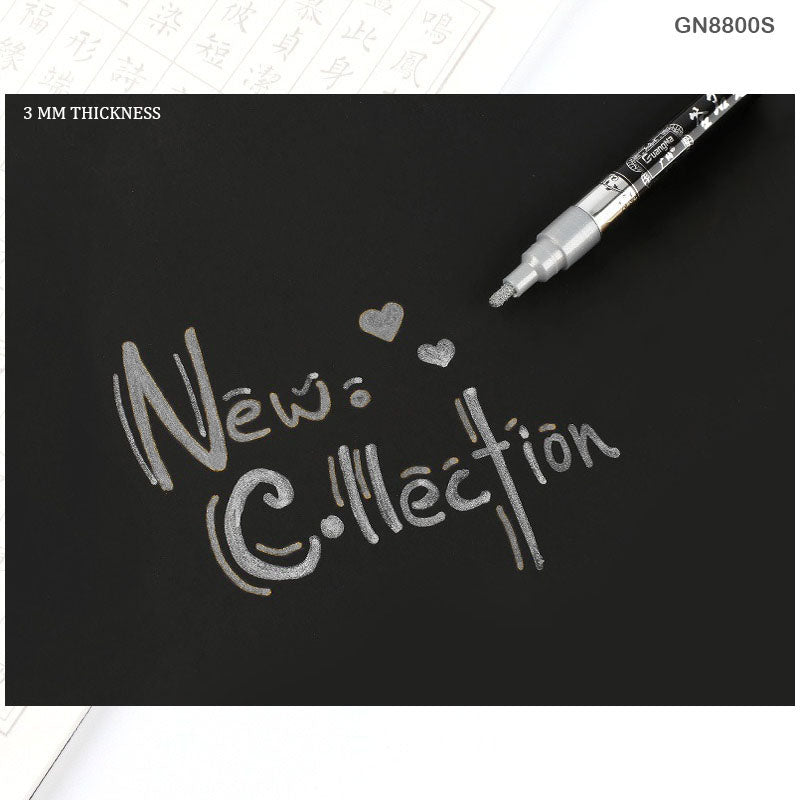 GN8800S PAINT MARKER SILVER 1PC