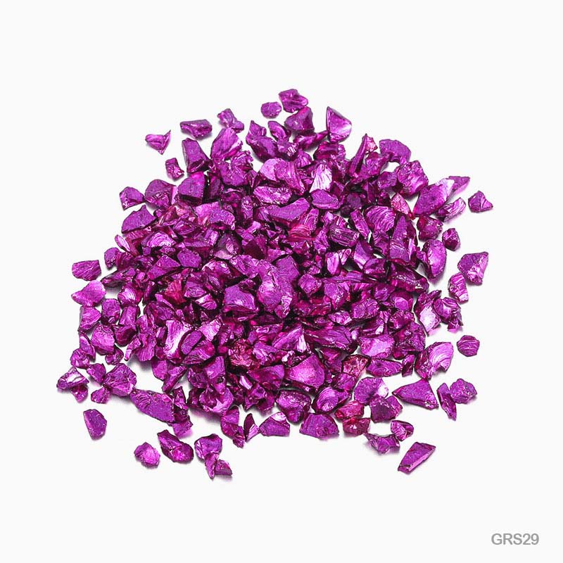 GRS29 GLASS METALLIC RESIN STONES 450GM