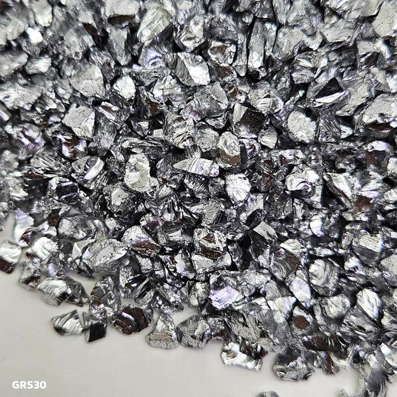 GRS30 GLASS METALLIC RESIN STONES 450GM