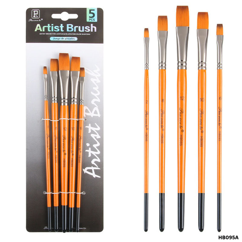 5PC PAINT BRUSH FLAT HB095A