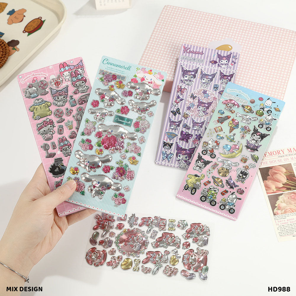 HD988 SMILE STICKER SANRIO CHARACTERS