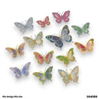 004189 12PC 3D ISLAND BUTTERFLY STICKER
