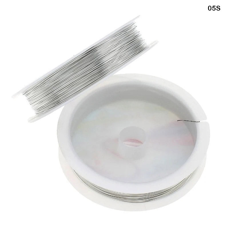 WIRE 0.5MM SILVER (10 ROLL) (05S)
