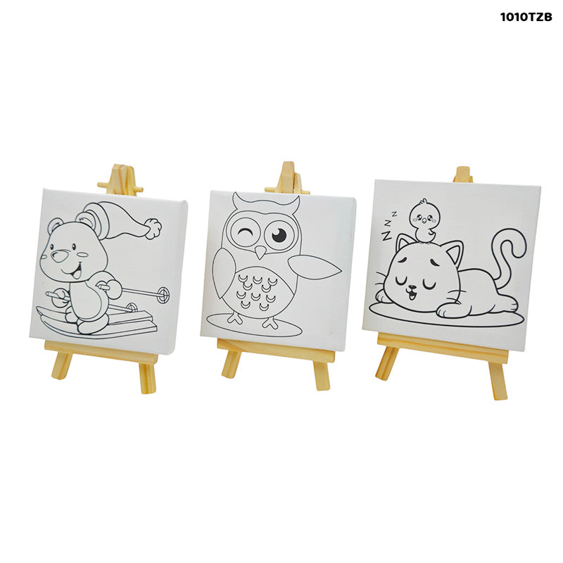 MINI CANVAS AND EASEL PRINTED 1010TZB