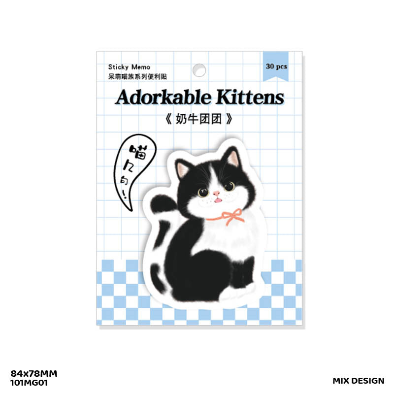 101MG01 CAT STICKY NOTE 84x78MM