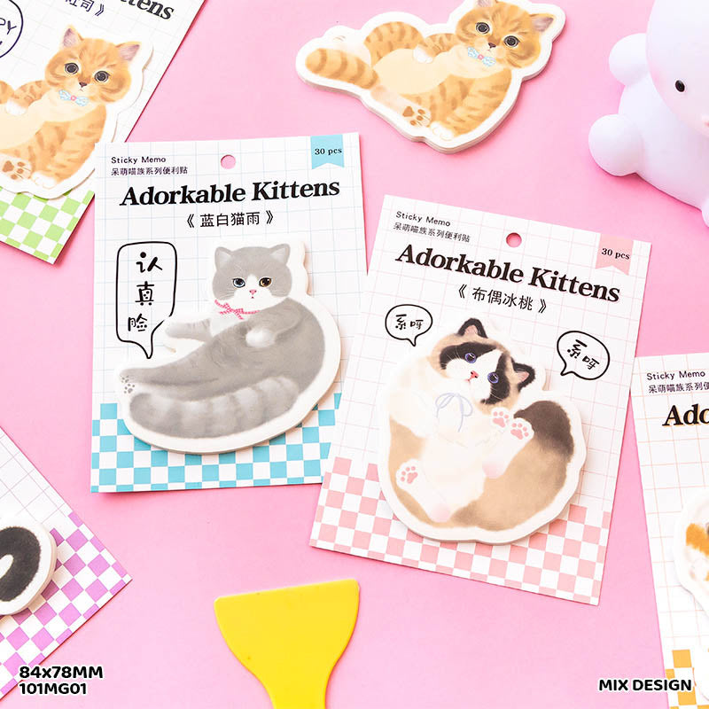 101MG01 CAT STICKY NOTE 84x78MM