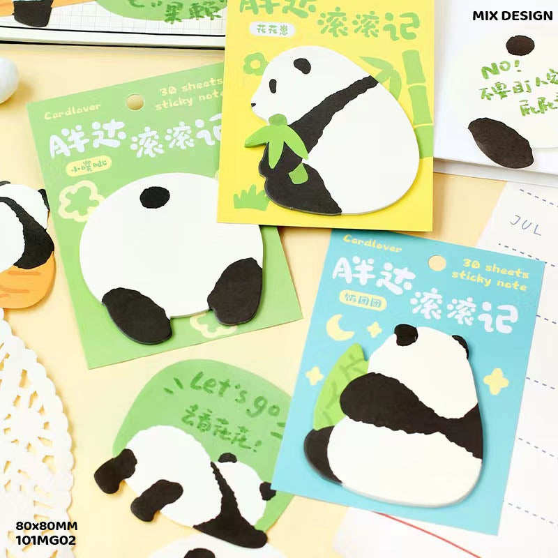 101MG02 PANDA STICKY NOTE 80x80MM