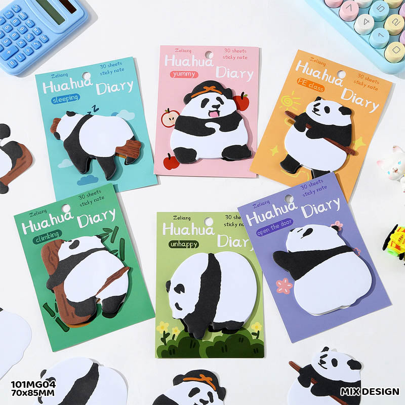 101MG04 CUTE PANDA STICKY NOTE 70x85MM