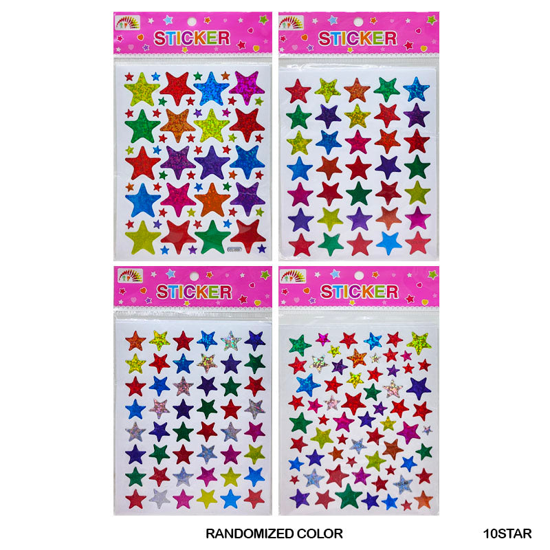 10STAR STAR STICKER (10 SHEET)