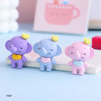 1107 CALF ELEPHANT ERASER 36PC