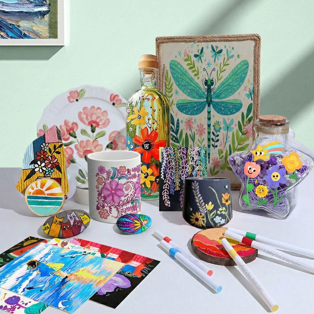 1108100 ACRYLIC MARKER 100 COLORS BOX