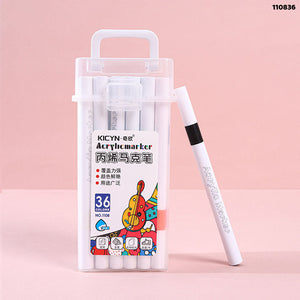 110836 ACRYLIC MARKER 36 COLORS BOX