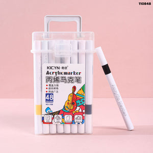 110848 ACRYLIC MARKER 48 COLORS BOX
