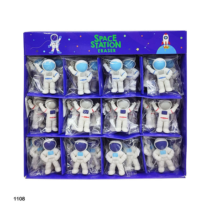 1108 SPACE MAN ERASER 48PC