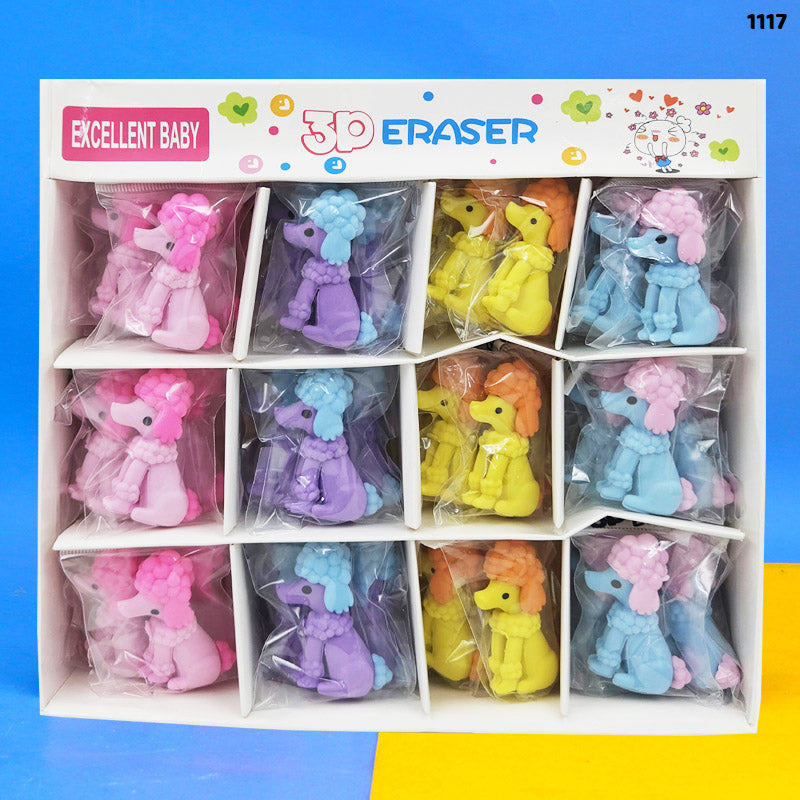 1117 DOG ERASER 48PC