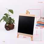11" BLACK BOARD WITH EASEL 16X29CM (11B)