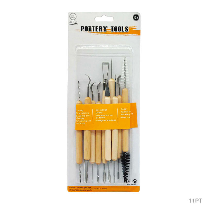 11PC POTTERY TOOL SET (11PT)