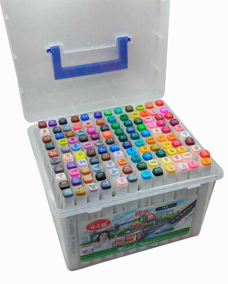 TOUCH COOL MARKER SET 120 COLOR BOX (120T)