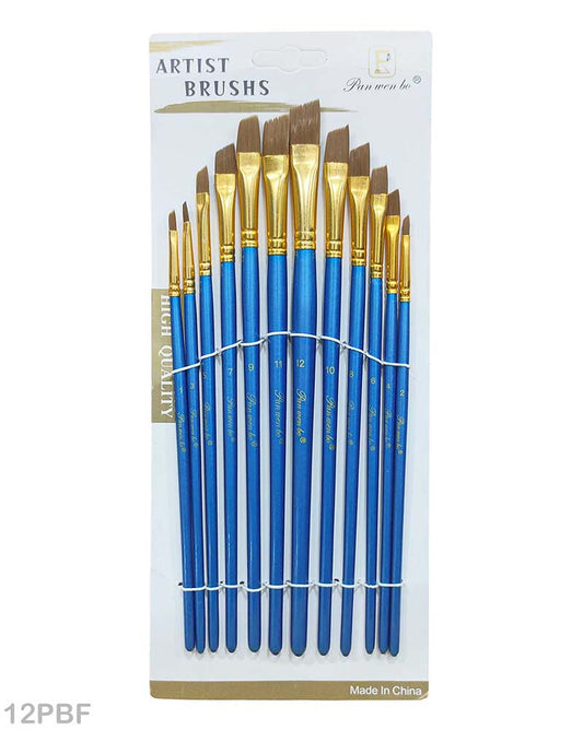 12PC PAINT BRUSH BLUE X (12PBX)
