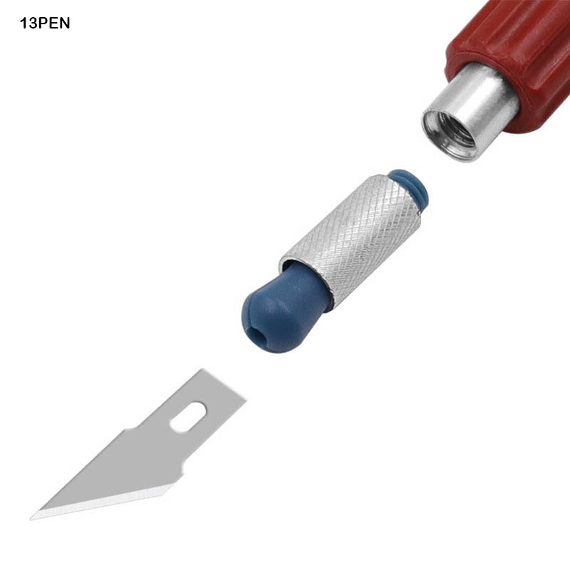 13PC PRECISION KNIFE SET (13PEN)