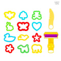 14PC PLASTIC CLAY n SAND TOOL (14PCT)
