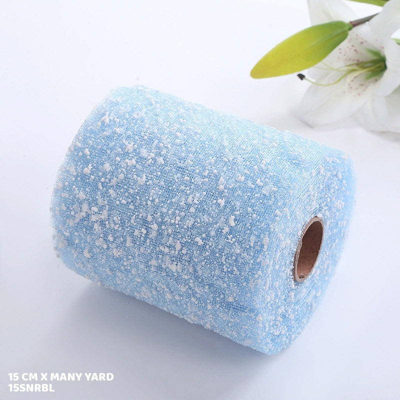 15SNRBL BLUE SNOW ROLL 15 CM X MANY YARD