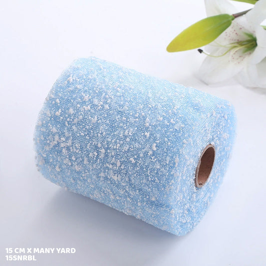 15SNRBL BLUE SNOW ROLL 15 CM X MANY YARD